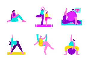 Regos: Yoga Pose Illustration