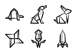 Scribble Line - Origami
