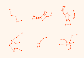 Simple Set of constellations.