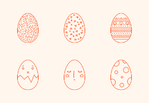 Simple set of Easter Eggs.
