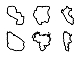 South America Countries Maps