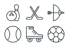 Sports - Stroke Icons