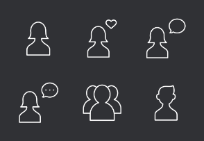 User Thinline Icons Set