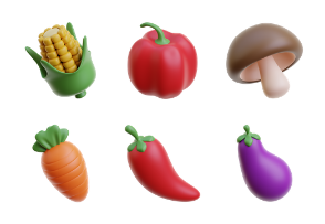 3D Vegetables