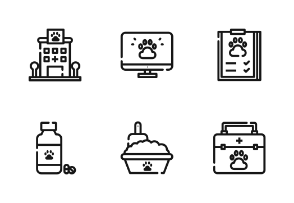 Veterinary Outline Iconset