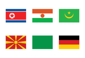 World Flags Square Vol 2